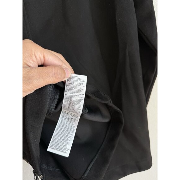 Banana Republic Mens Medium Black Vegan Soft Suede Zip Up Motorcycle Jacket - Picture 11 of 12